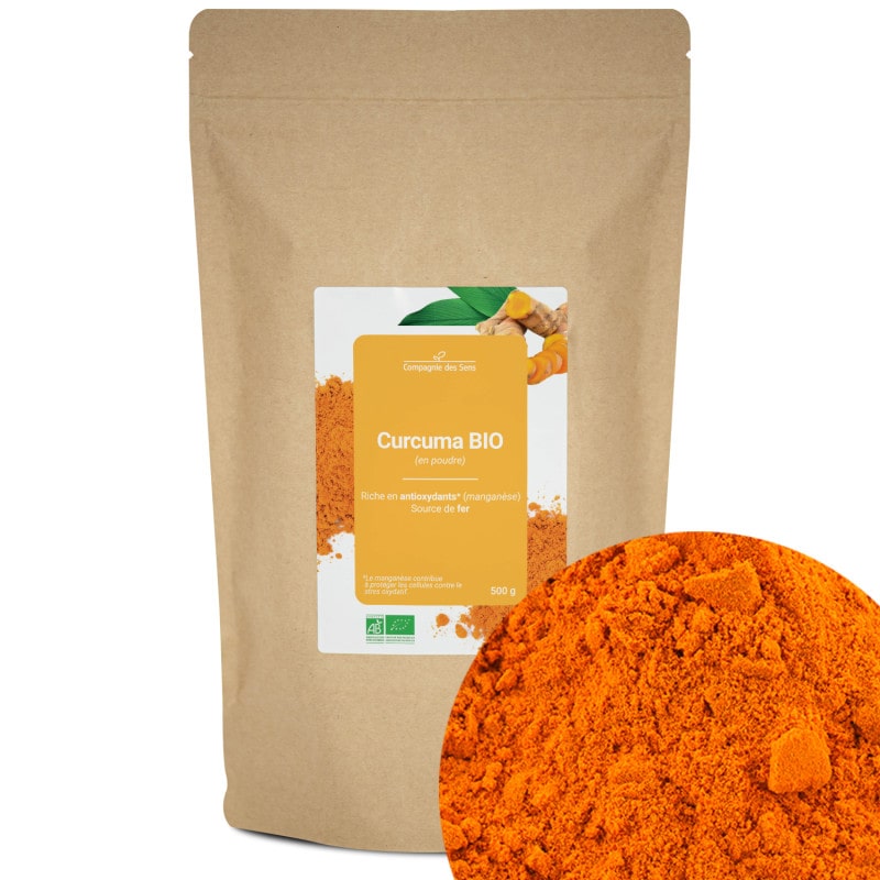 Curcuma bio (en poudre)  - 500g