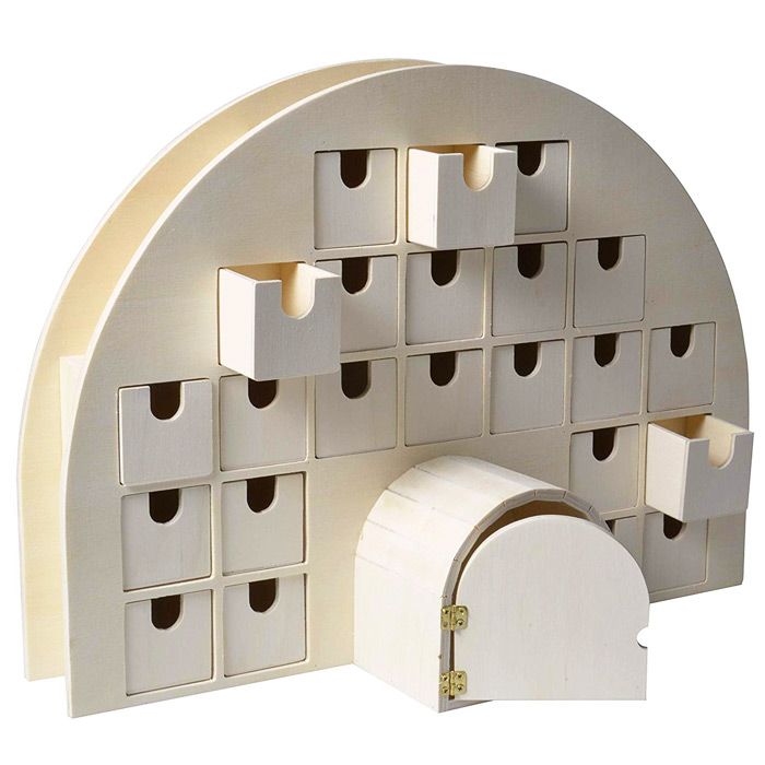 Calendrier de l'avent igloo 44 x 32 cm