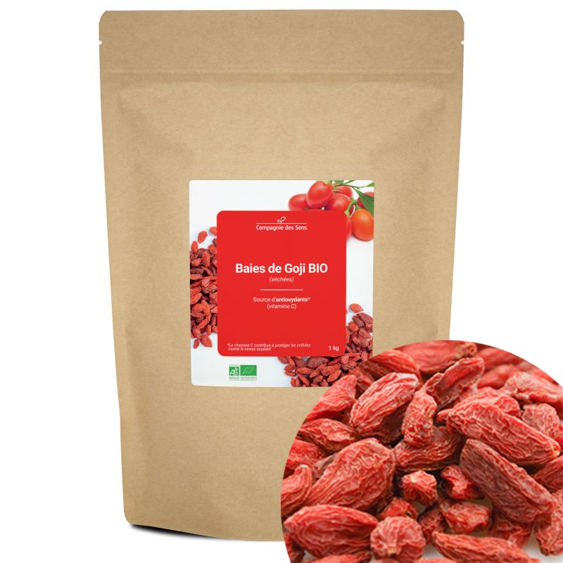 Baies de goji bio (séchées)  - 1kg