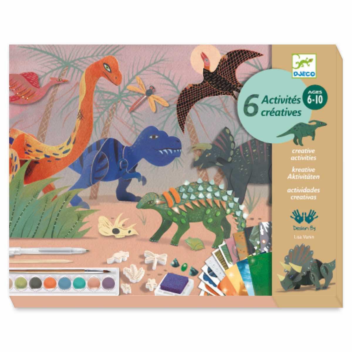 Coffrets multi-activité dinosaures