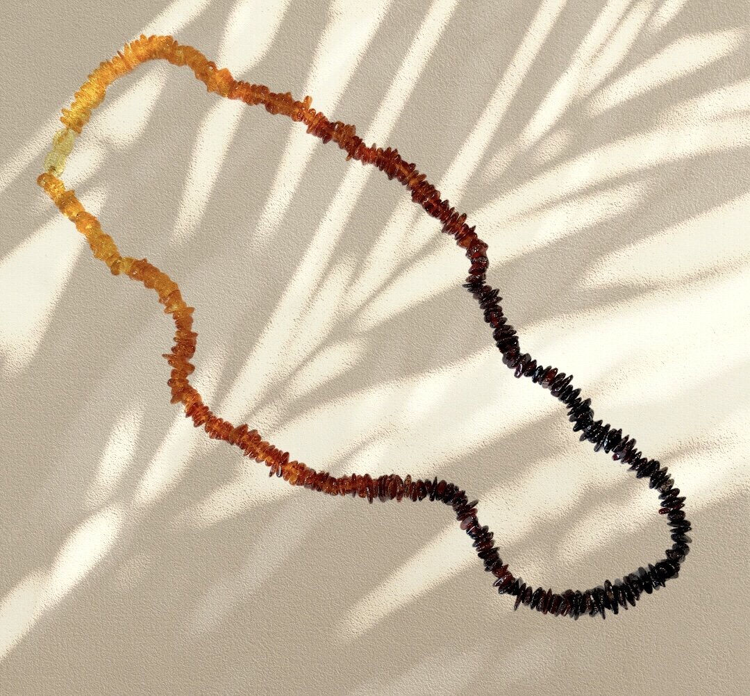 Collier 60cm ambre