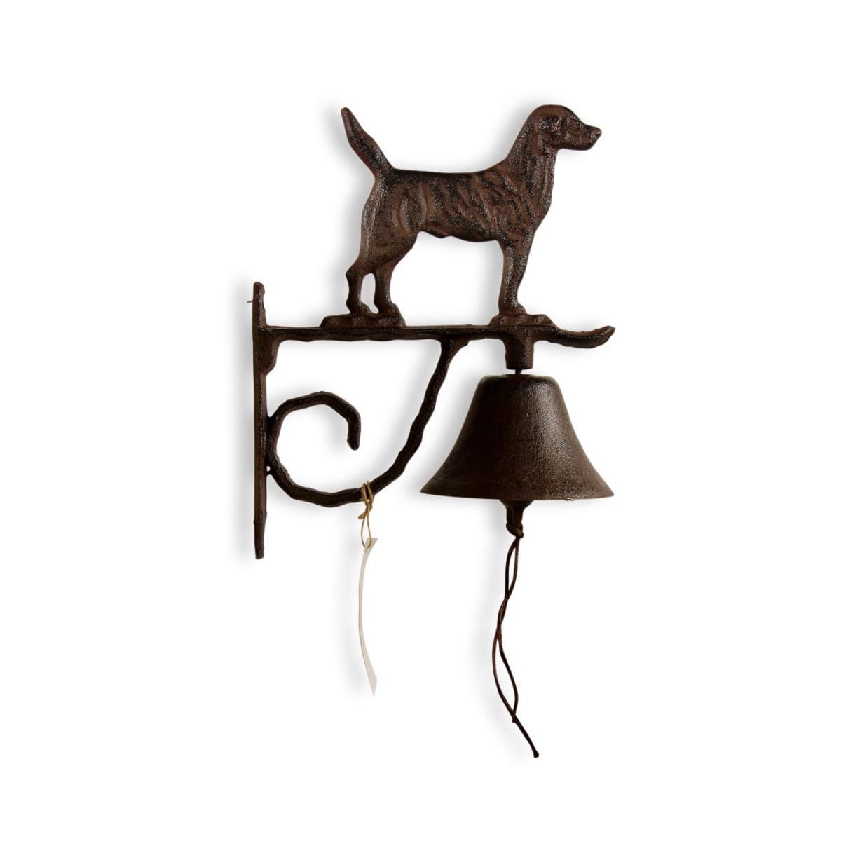 Cloche chien fonte marron 21x11x26cm -