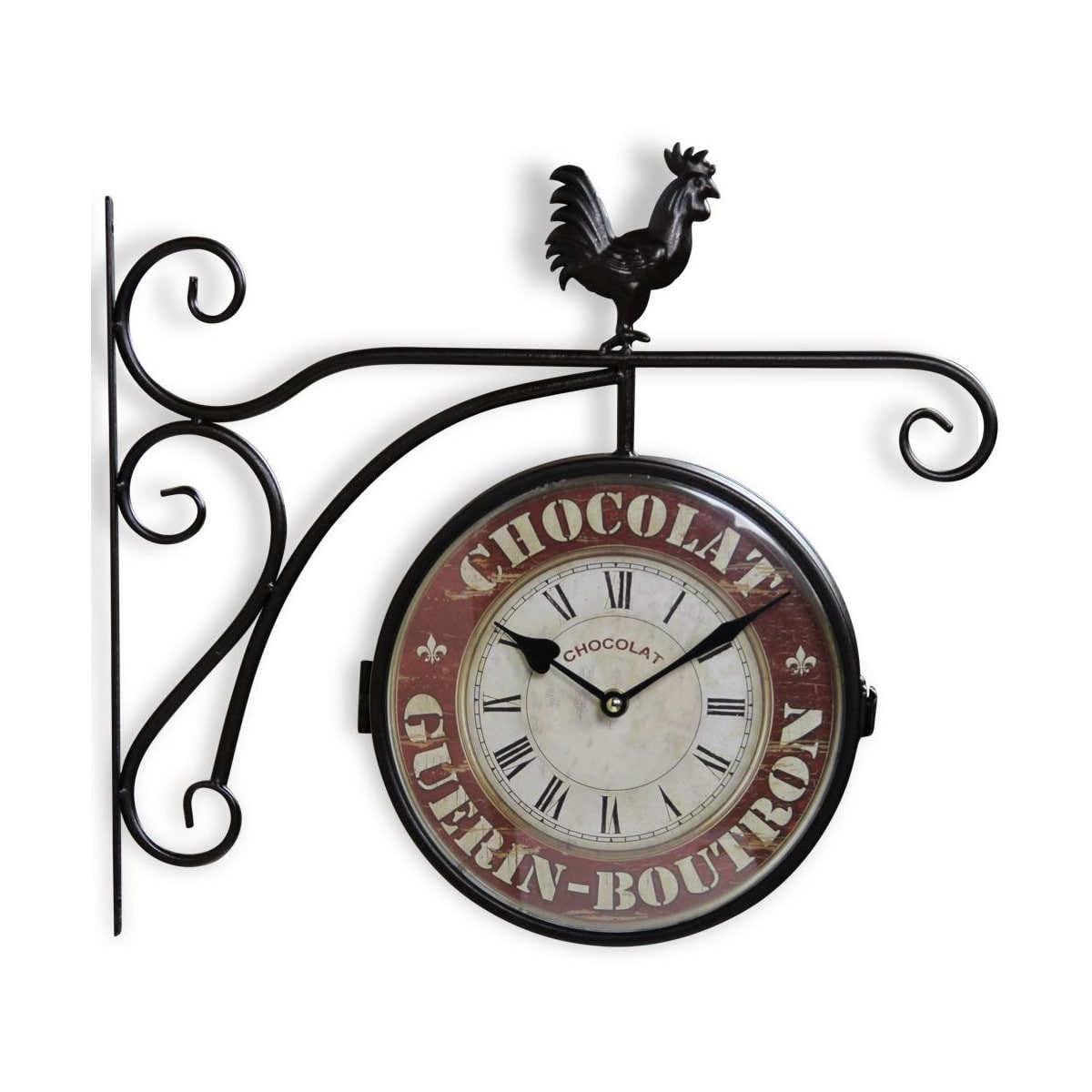 Horloge de gare ancienne double face cho