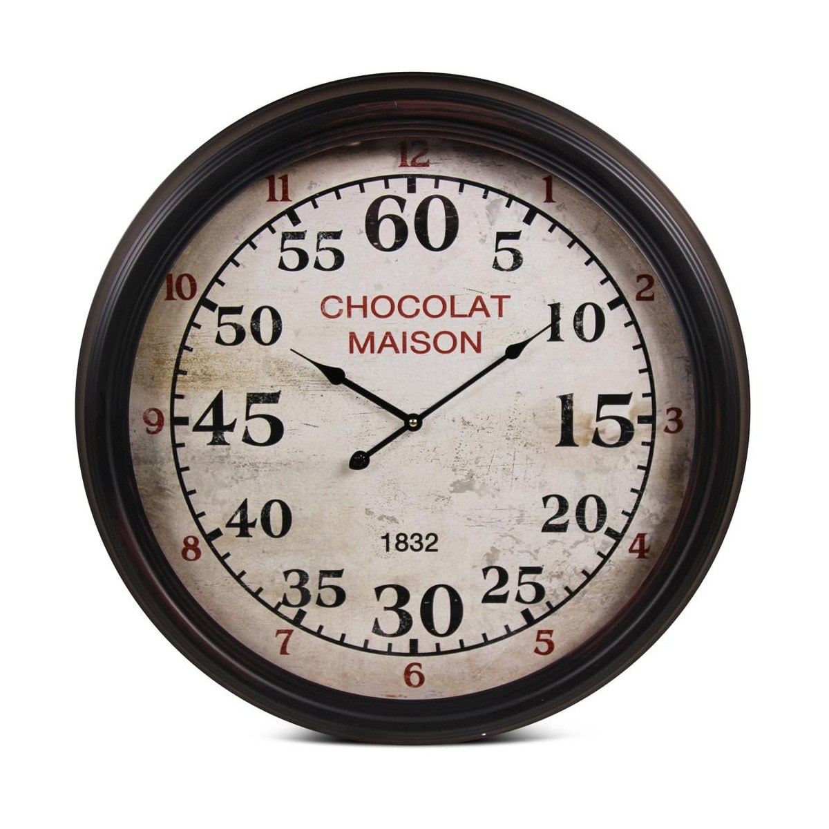 Horloge ancienne murale chocolat maison