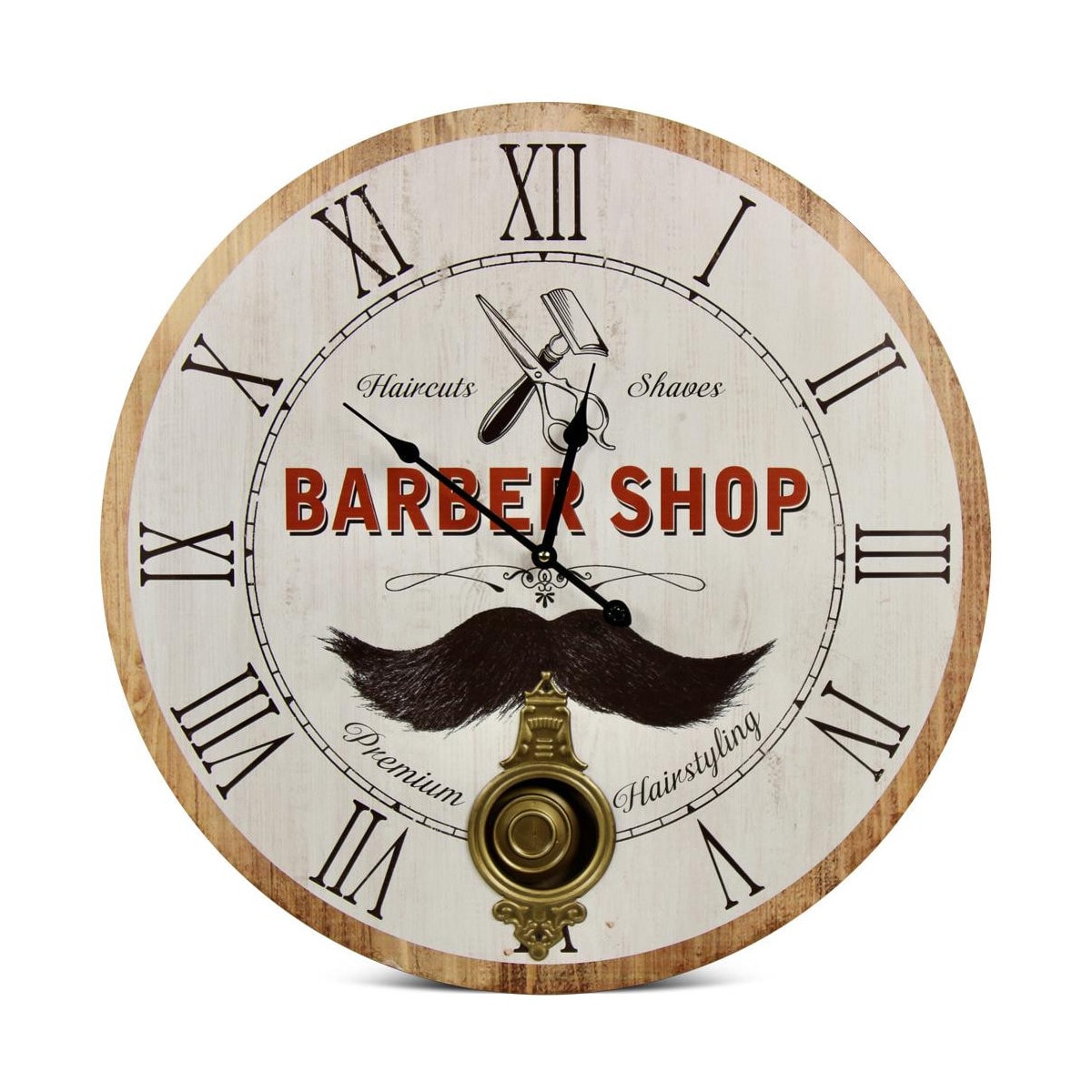 Horloge ancienne balancier barber shop b