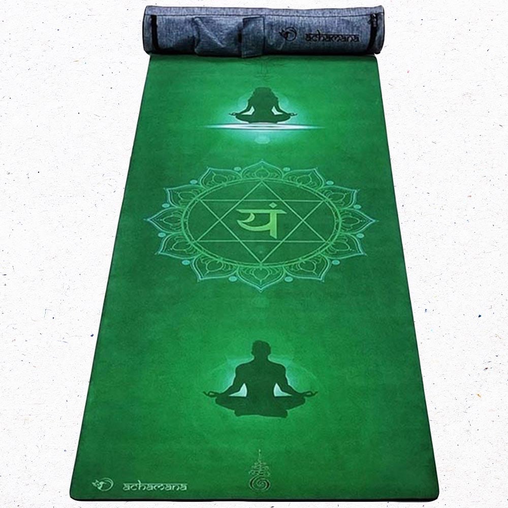 Tapis yoga latex & suede anahata + sac