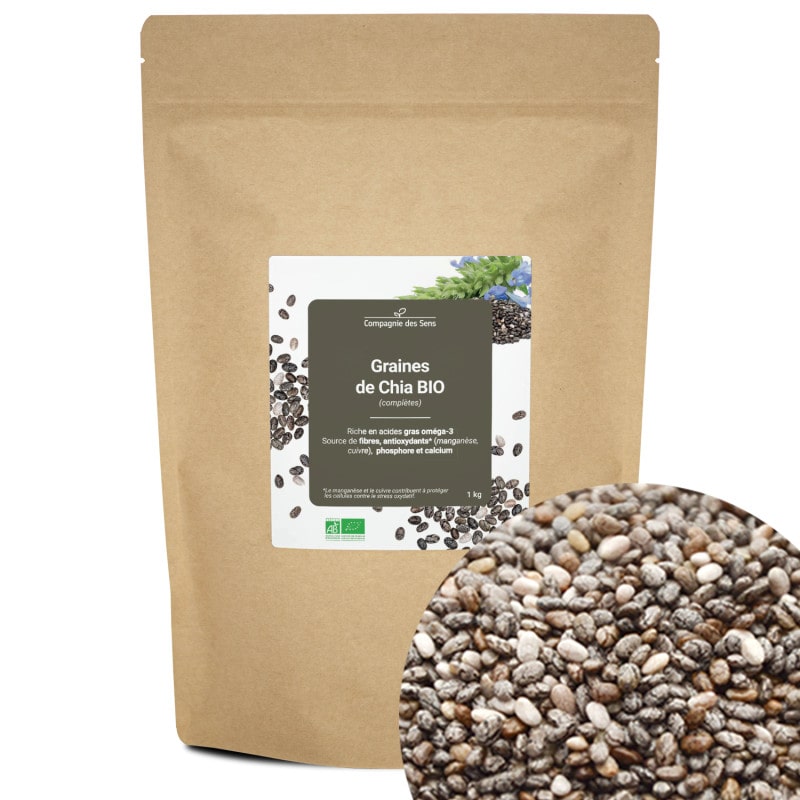 Graines de chia bio  - 1kg