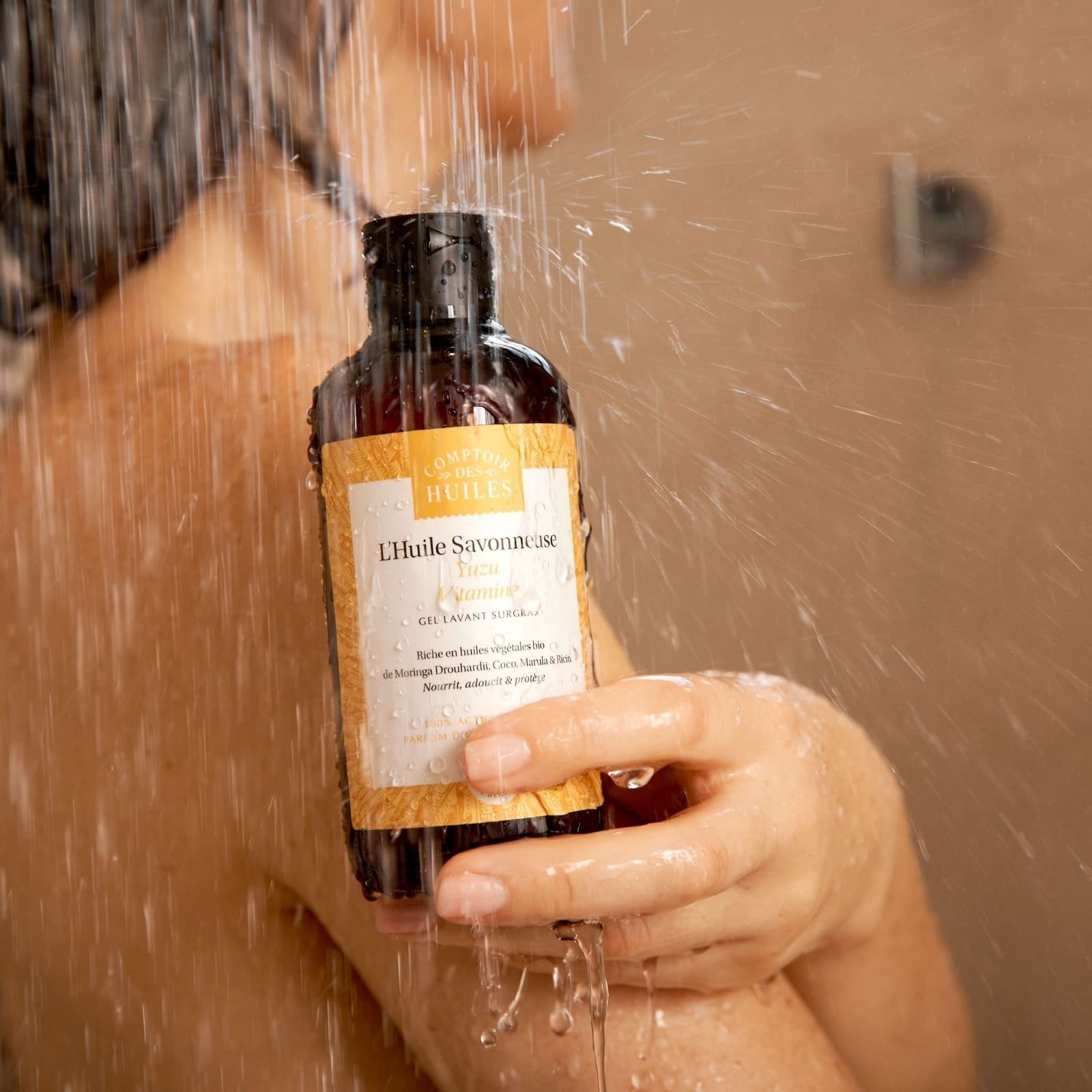 Huile de douche yuzu vitaminé bio