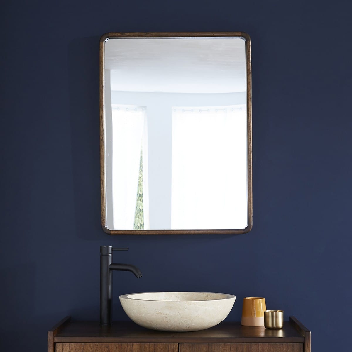 Miroir en bois de mindy