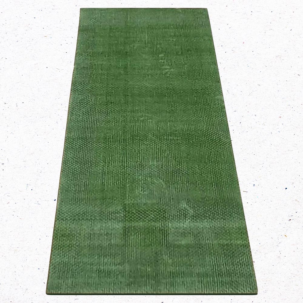 Tapis yoga bio latex jute vert 4mm