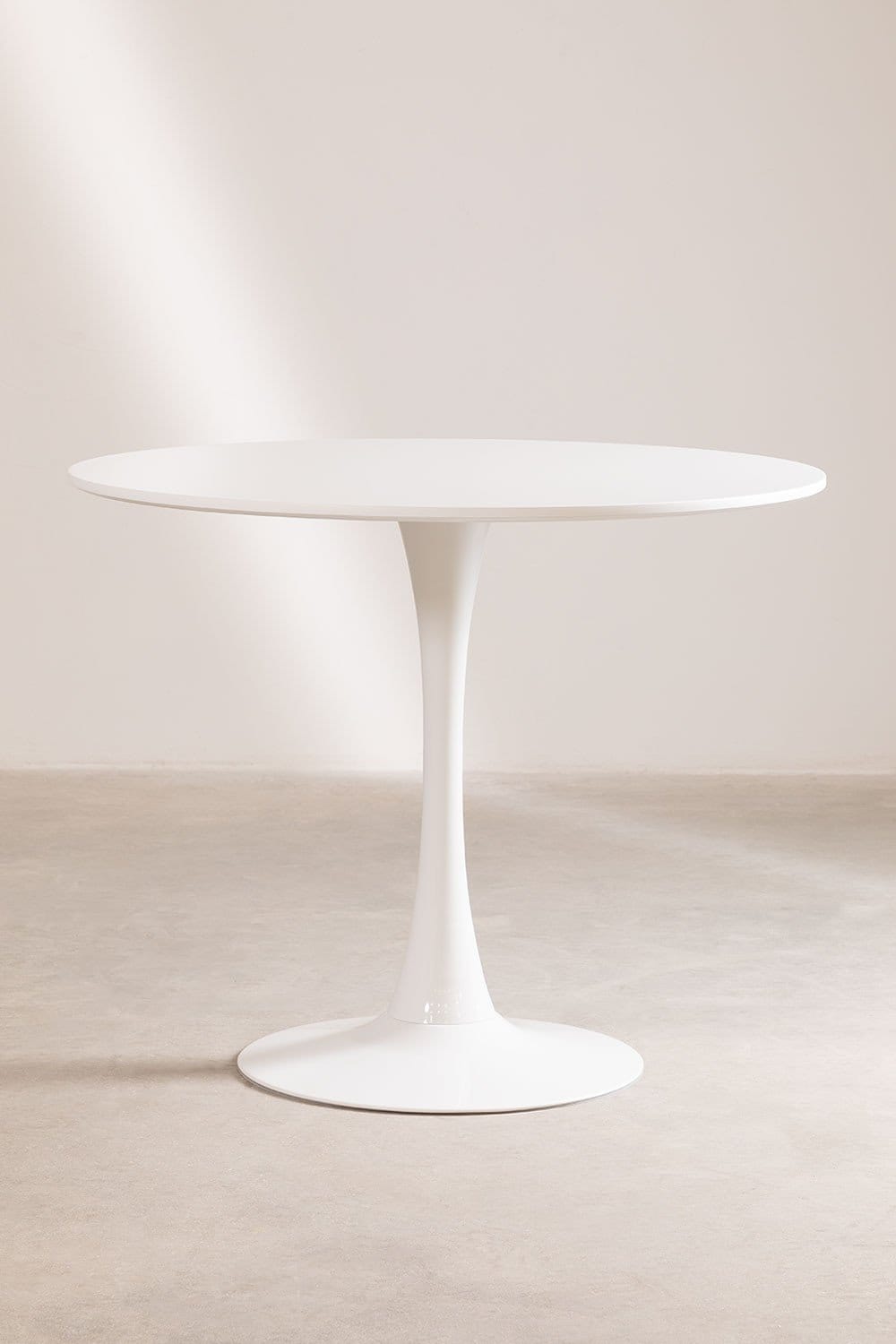 Table tulipe blanc 90cm