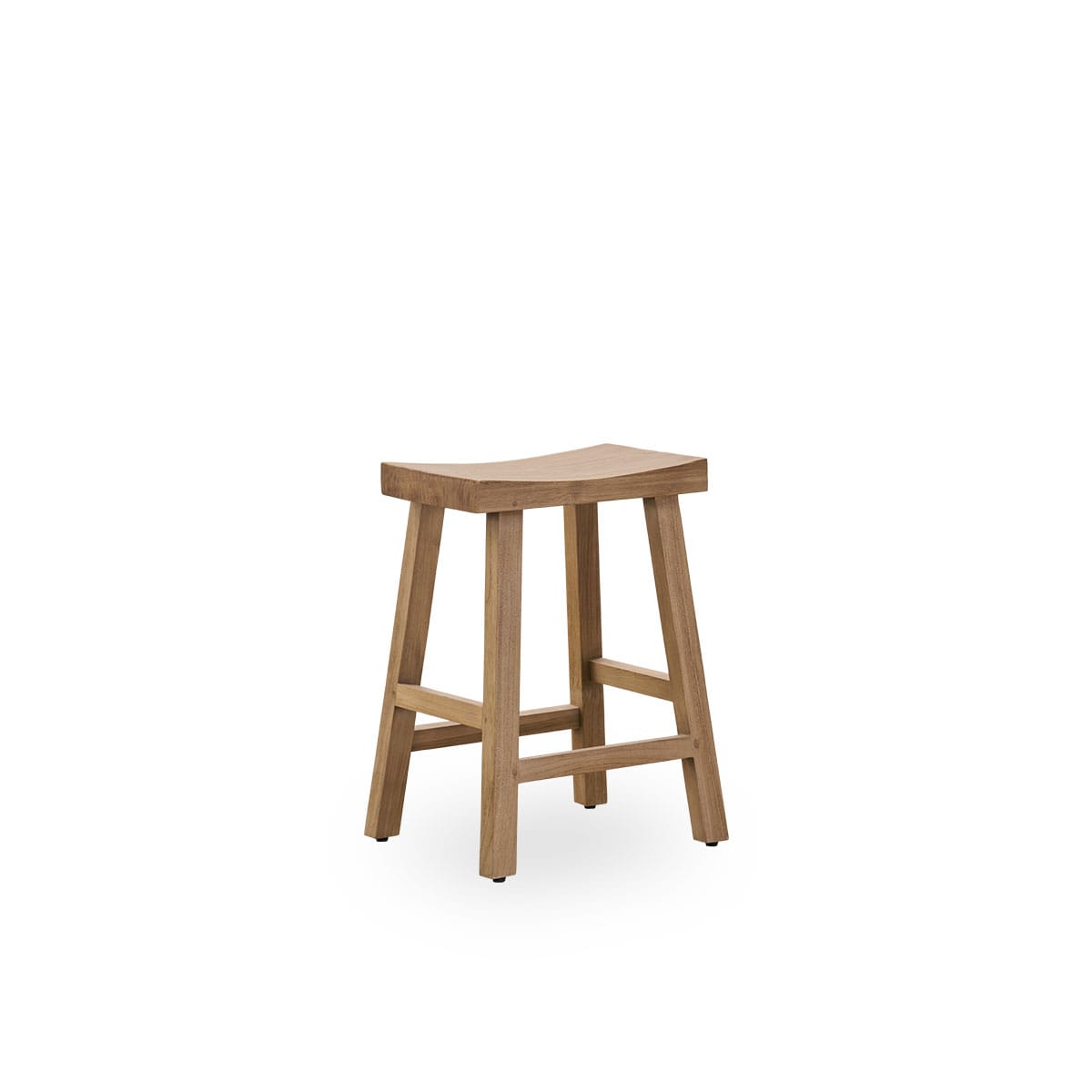 Tabouret de bar en teck 68cm