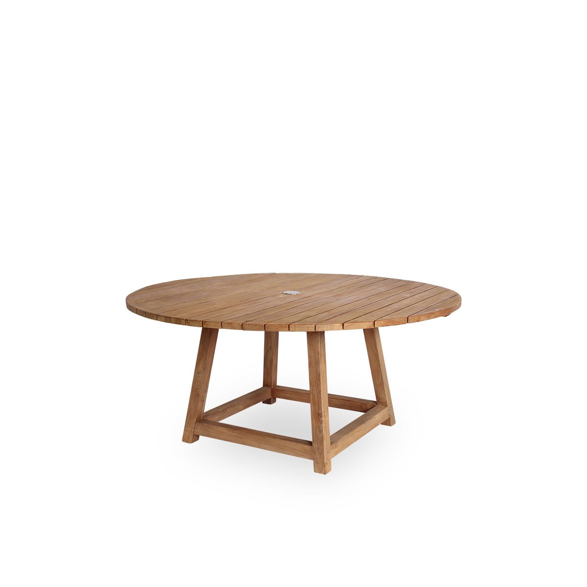 Table repas ronde ø160cm en teck