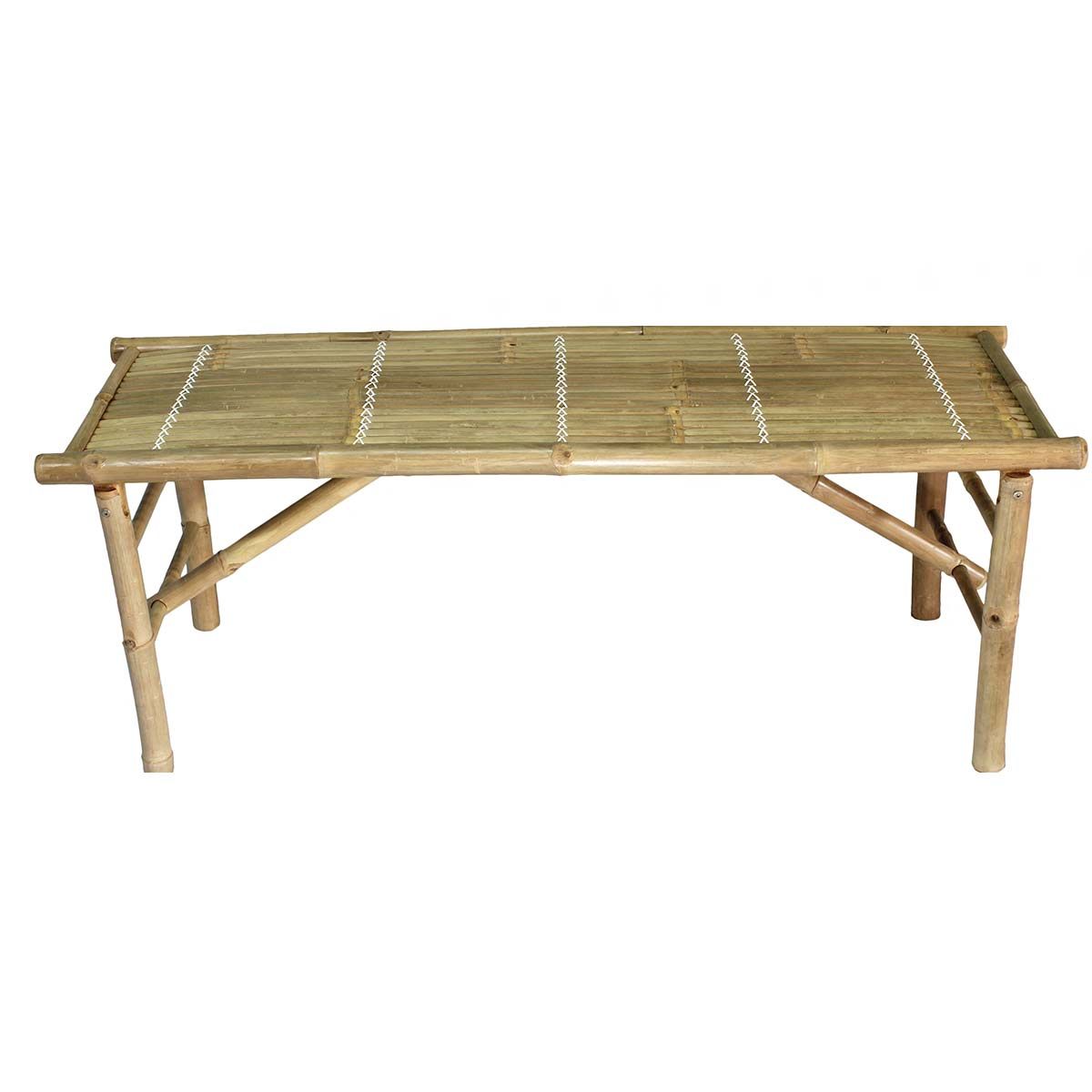 Banc pliant en bambou naturel taman