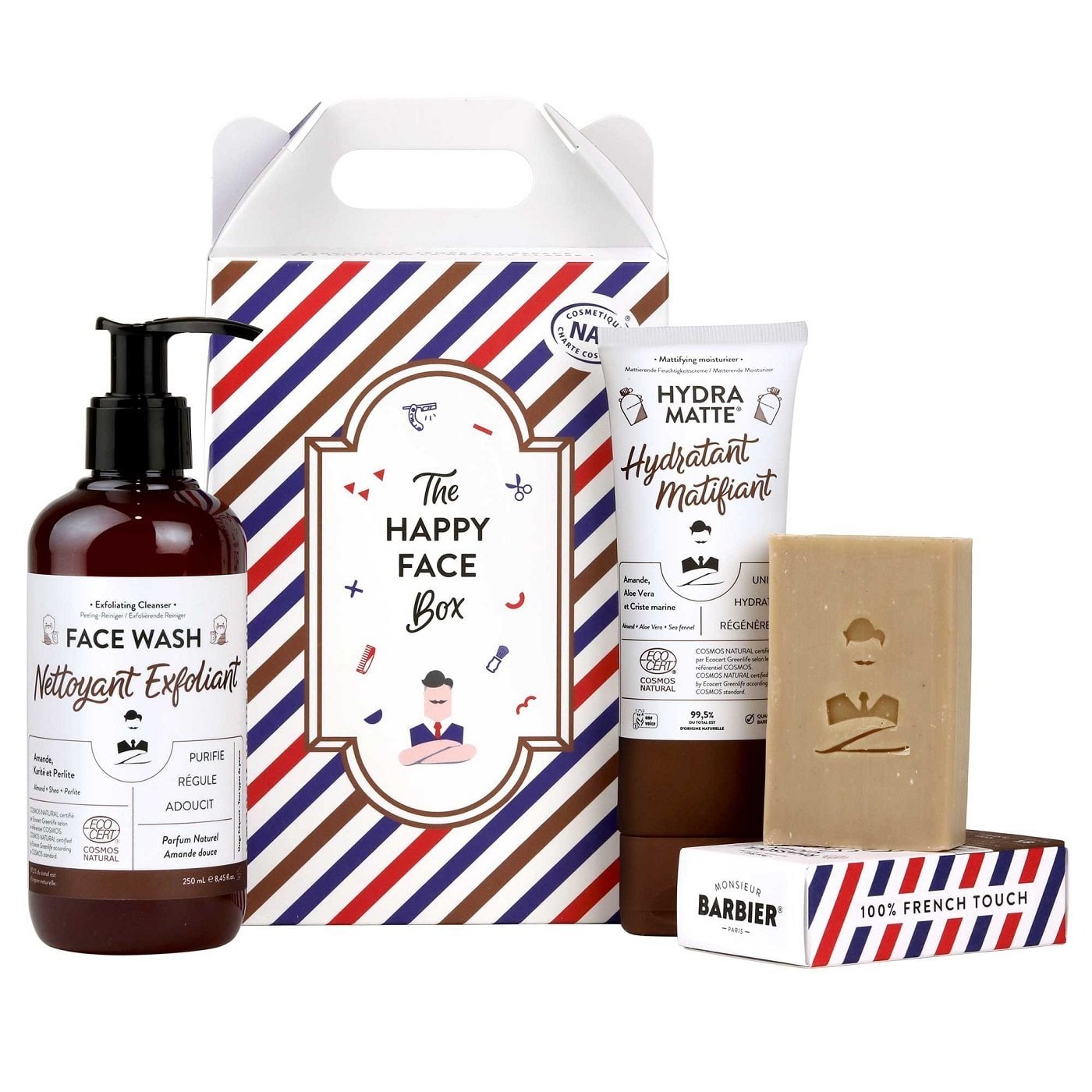 Coffret happy face pour homme