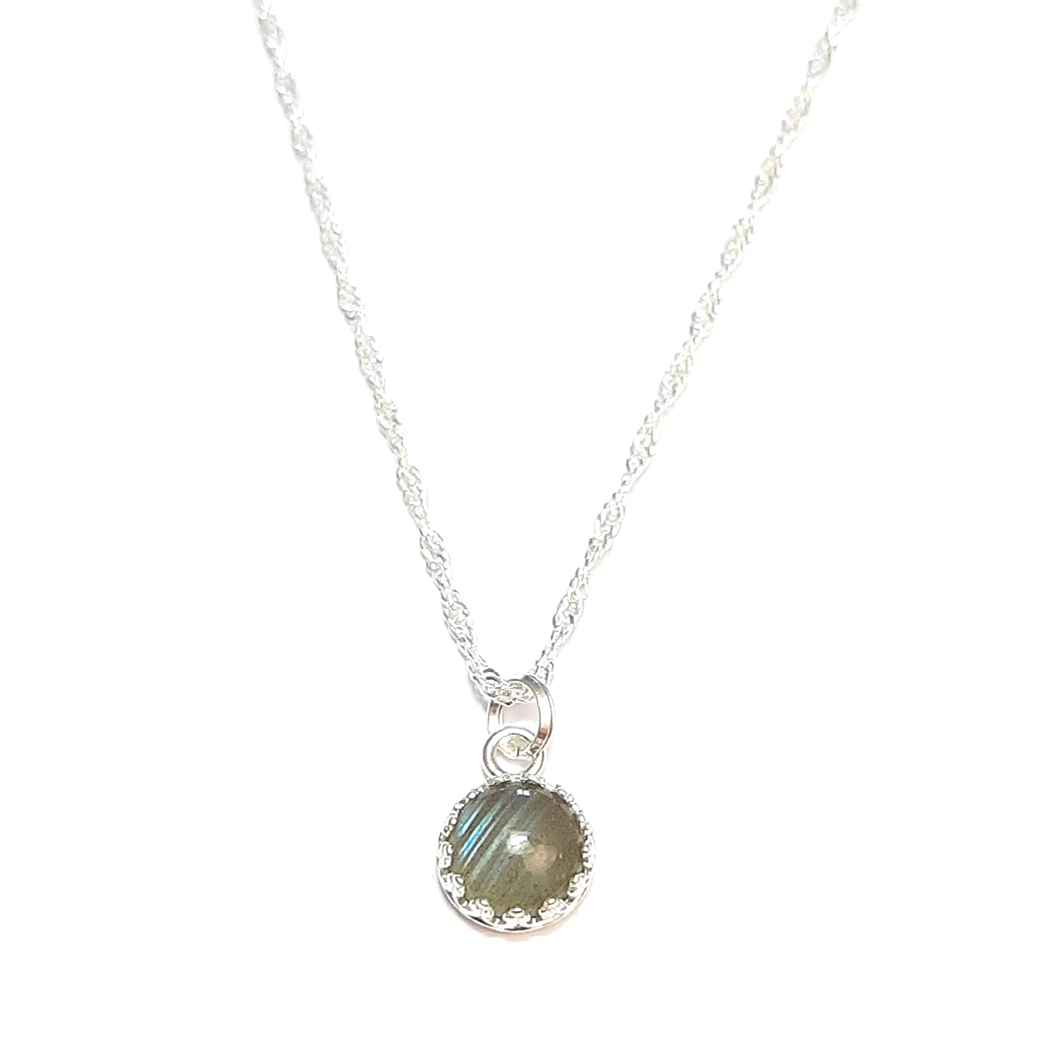 Collier kariri labradorite argent 925