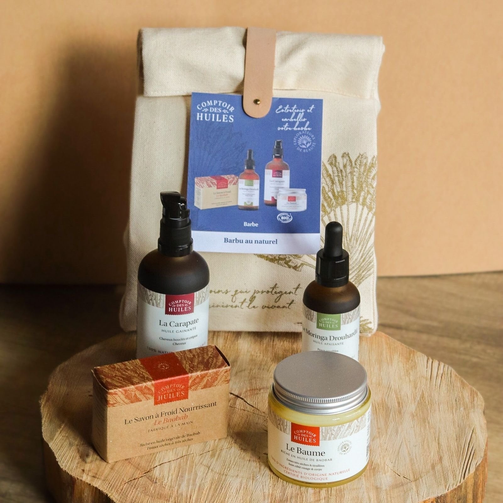 Coffret barbu au naturel bio