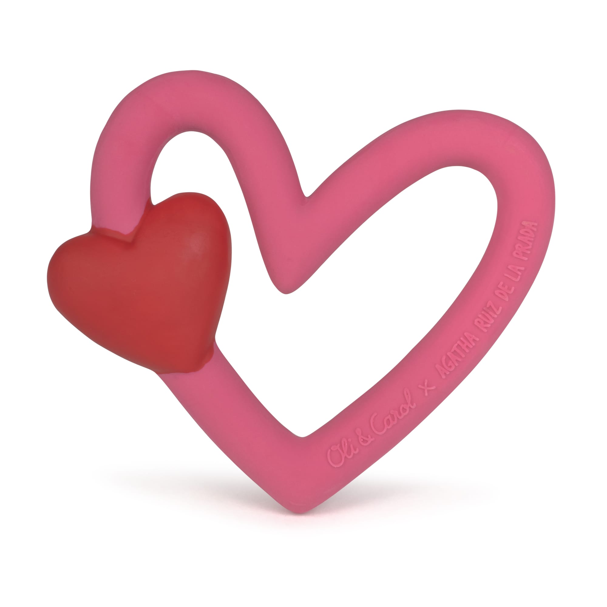 Anneau de dentition coeur agatha ruiz de