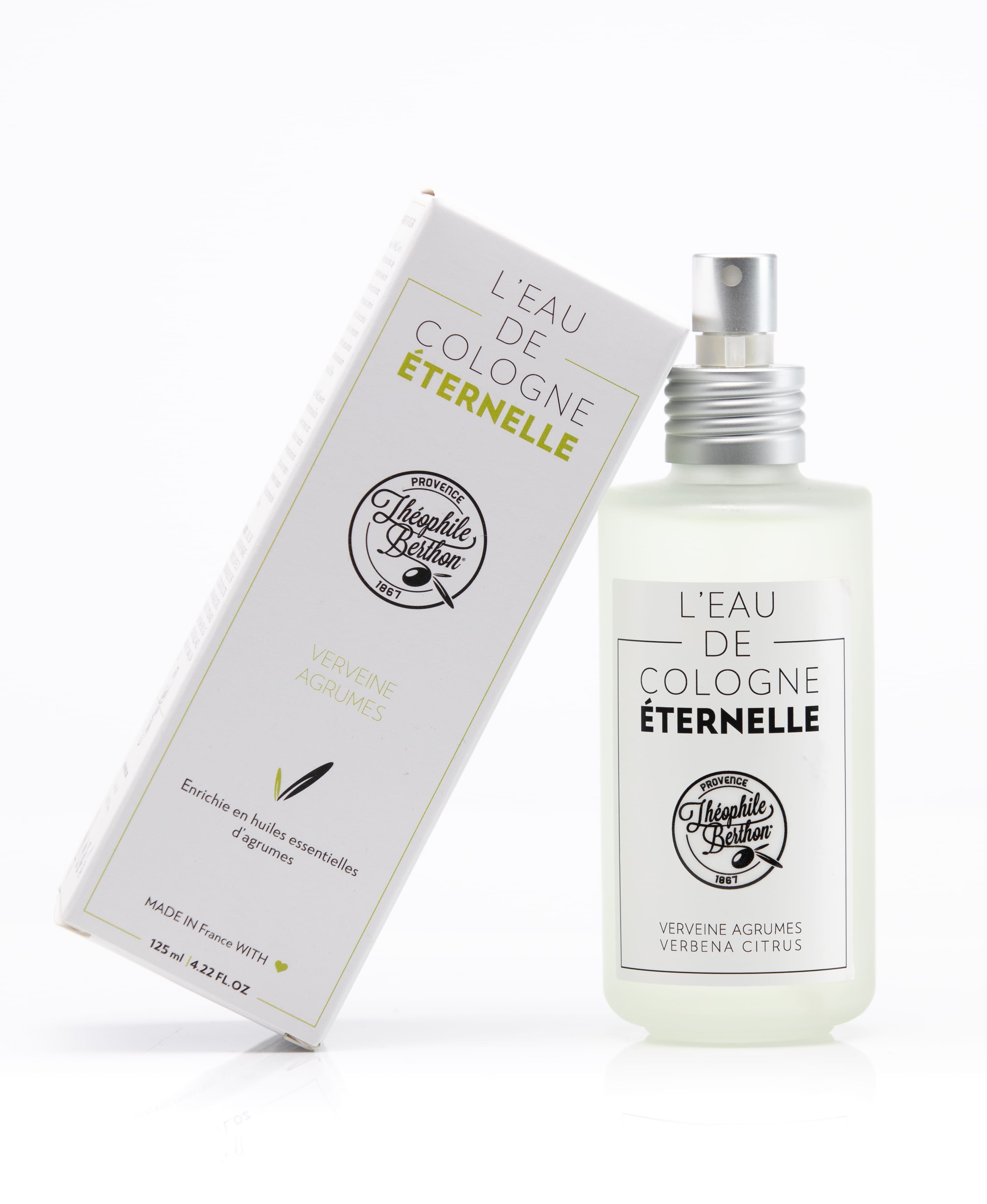 Eau de cologne verveine agrumes 125 ml