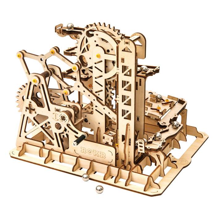 Maquette 3d  circuit à billes climber