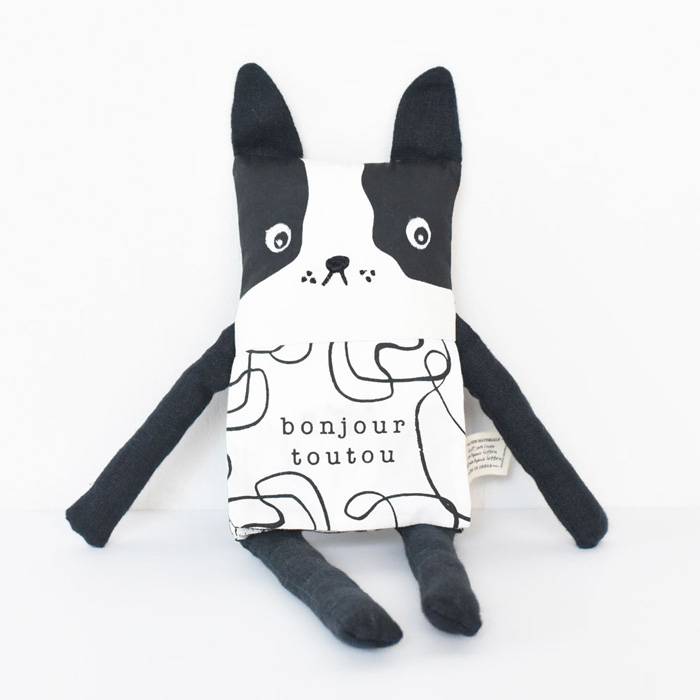 Doudou poupée livre - flippy friend - we