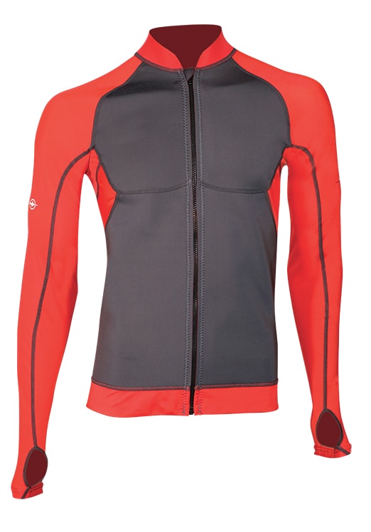 Veste de Snorkeling rouge L Homme