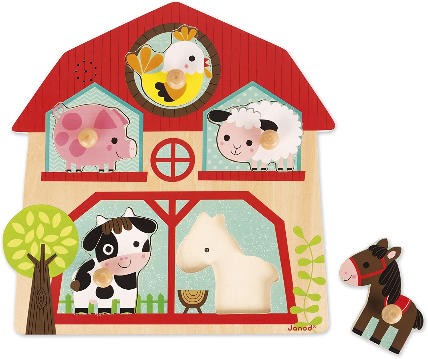 Puzzle sonore les copains de la ferme