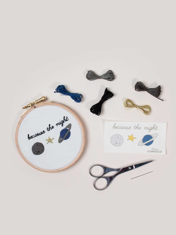 Kit easy broderie - planete