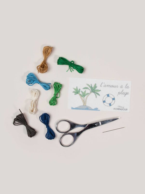 Kit easy broderie - palmier