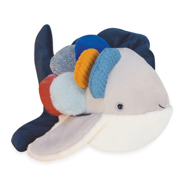 Peluche poisson arc-en-ciel