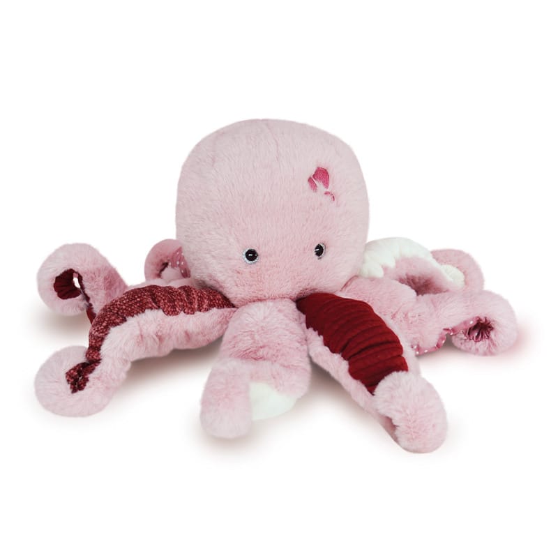 Peluche pieuvre rose