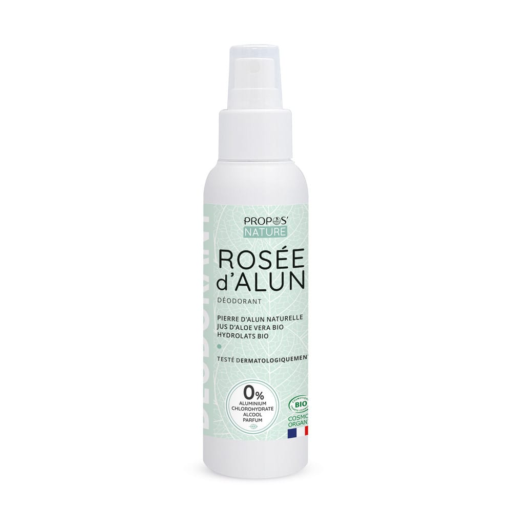 Spray déodorant rosée d'alun