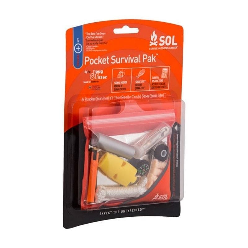 Pack de survie sol pocket survival pak