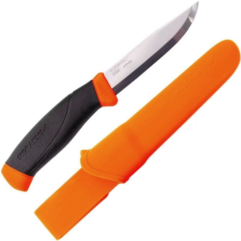 Couteau de survie mora companion orange