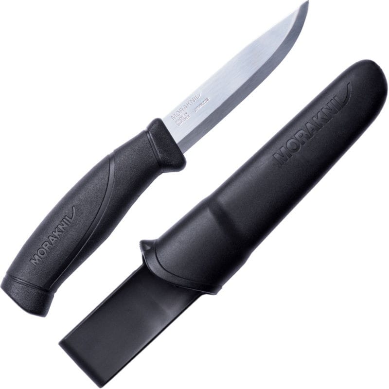 Couteau de survie mora companion noir b