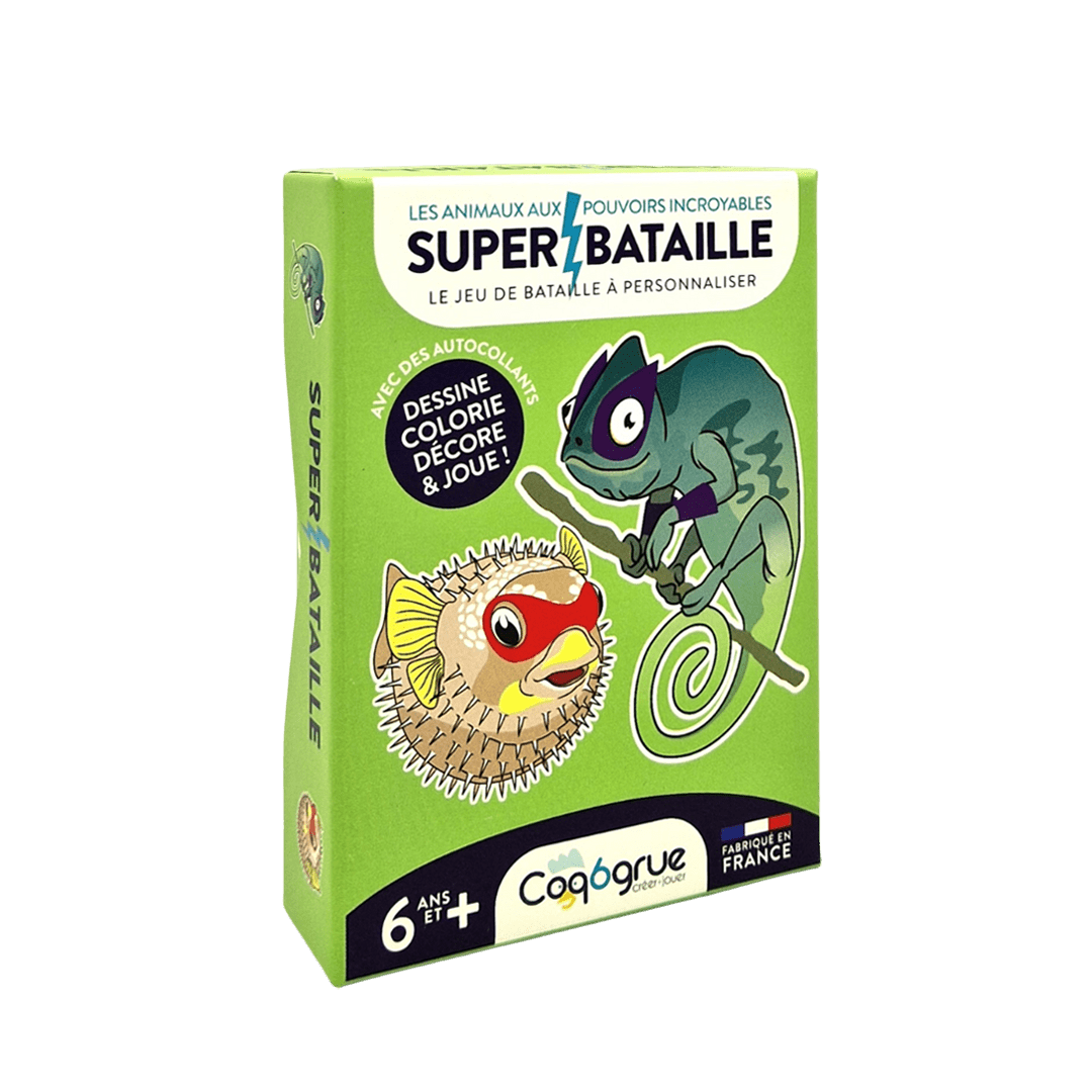 Jeu de carte a créer animaux incroyables