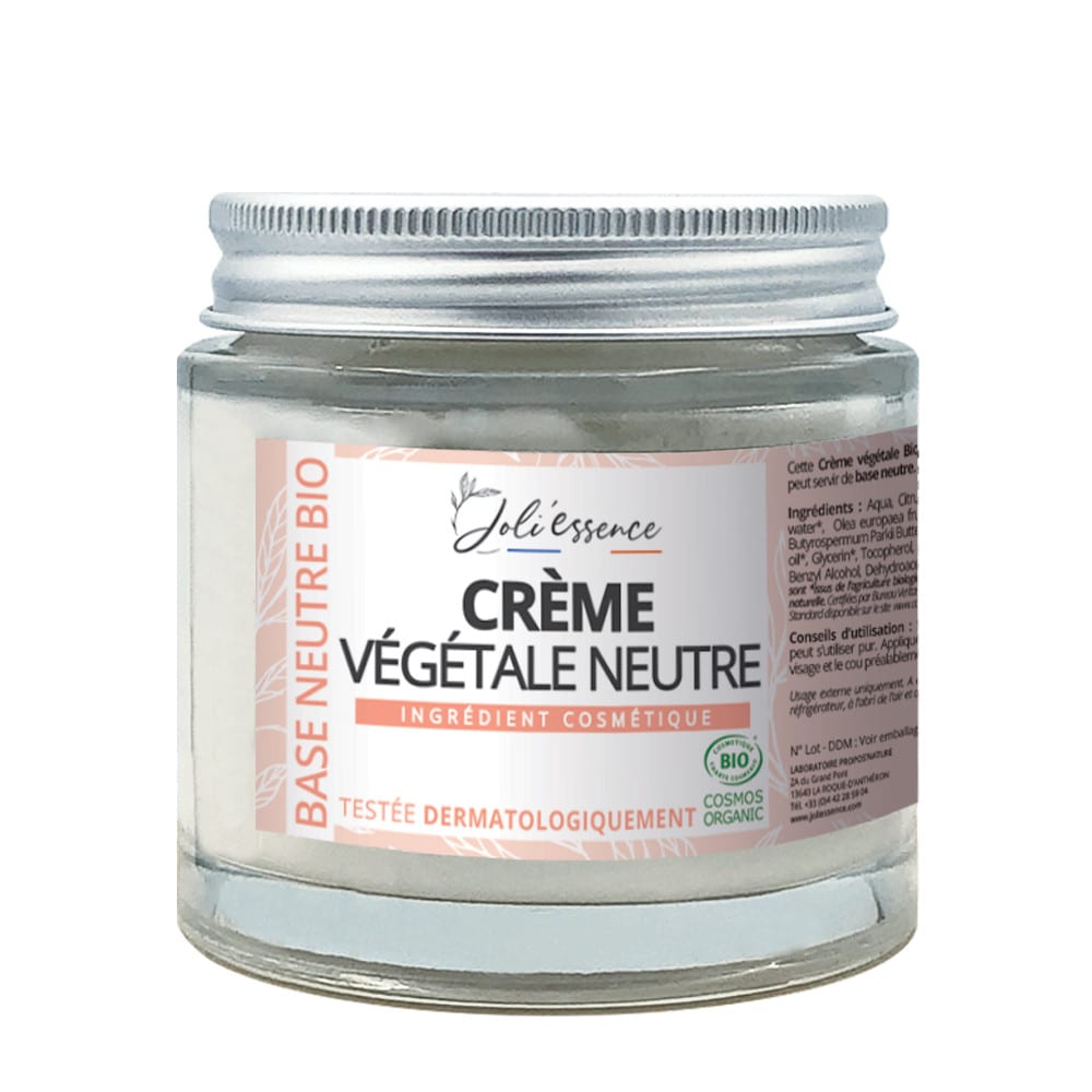 Crème neutre végétale bio