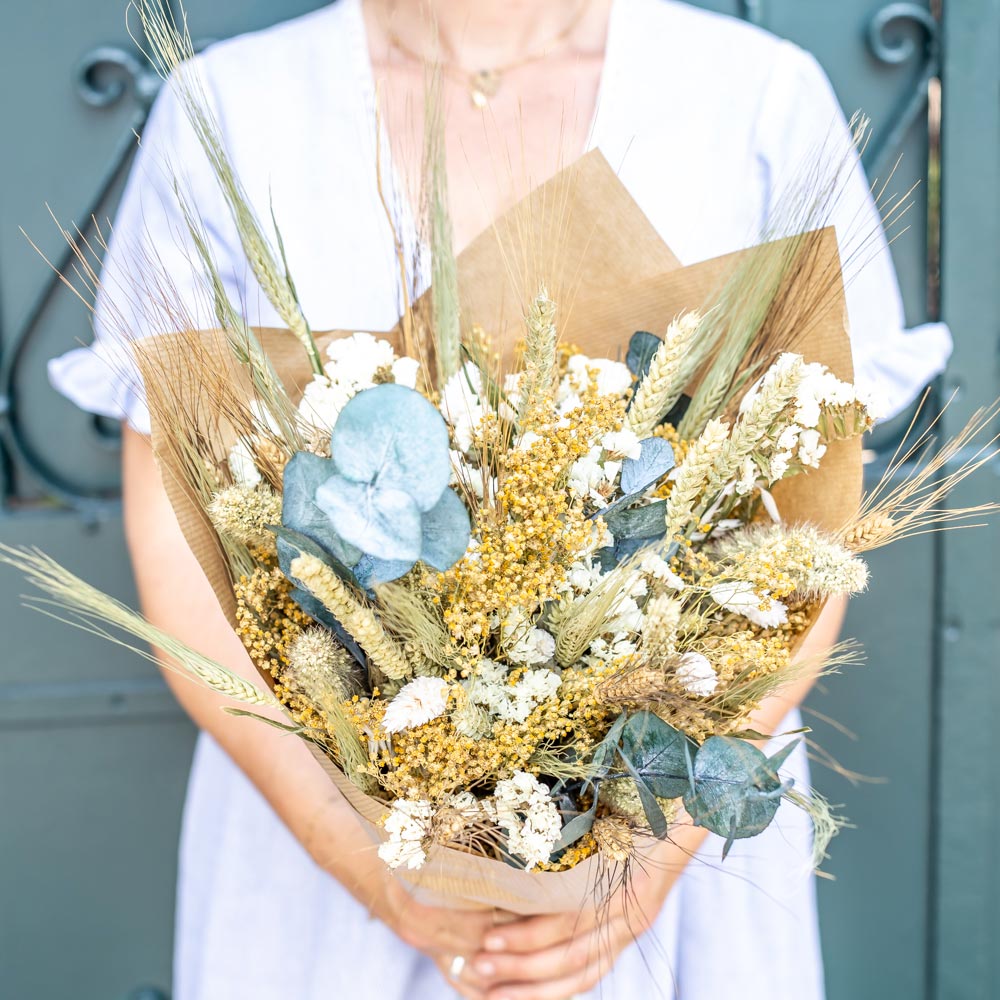 Bouquet de fleurs séchées naturel