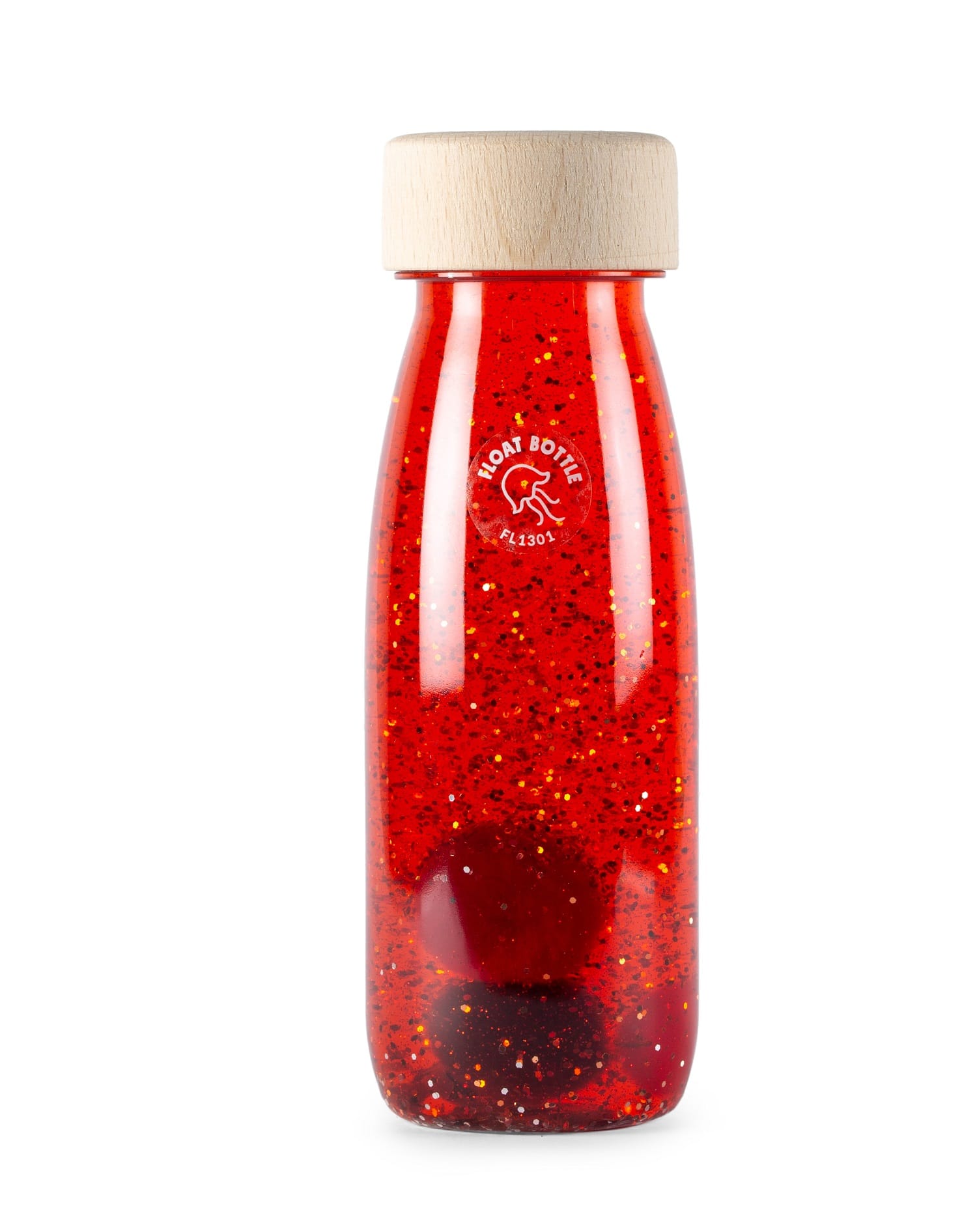 Bouteille sensorielle float rouge