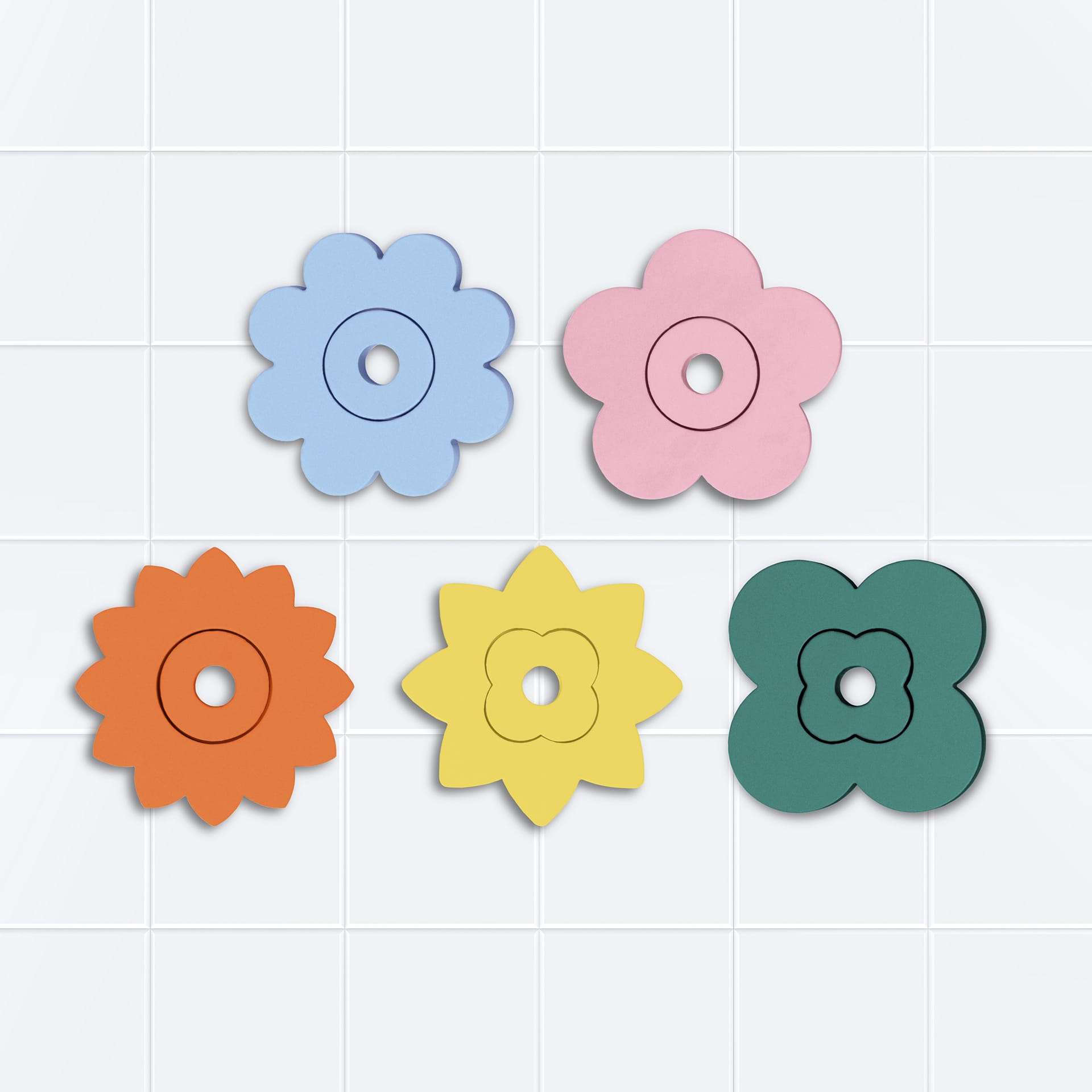 Puzzle de bain - fleurs