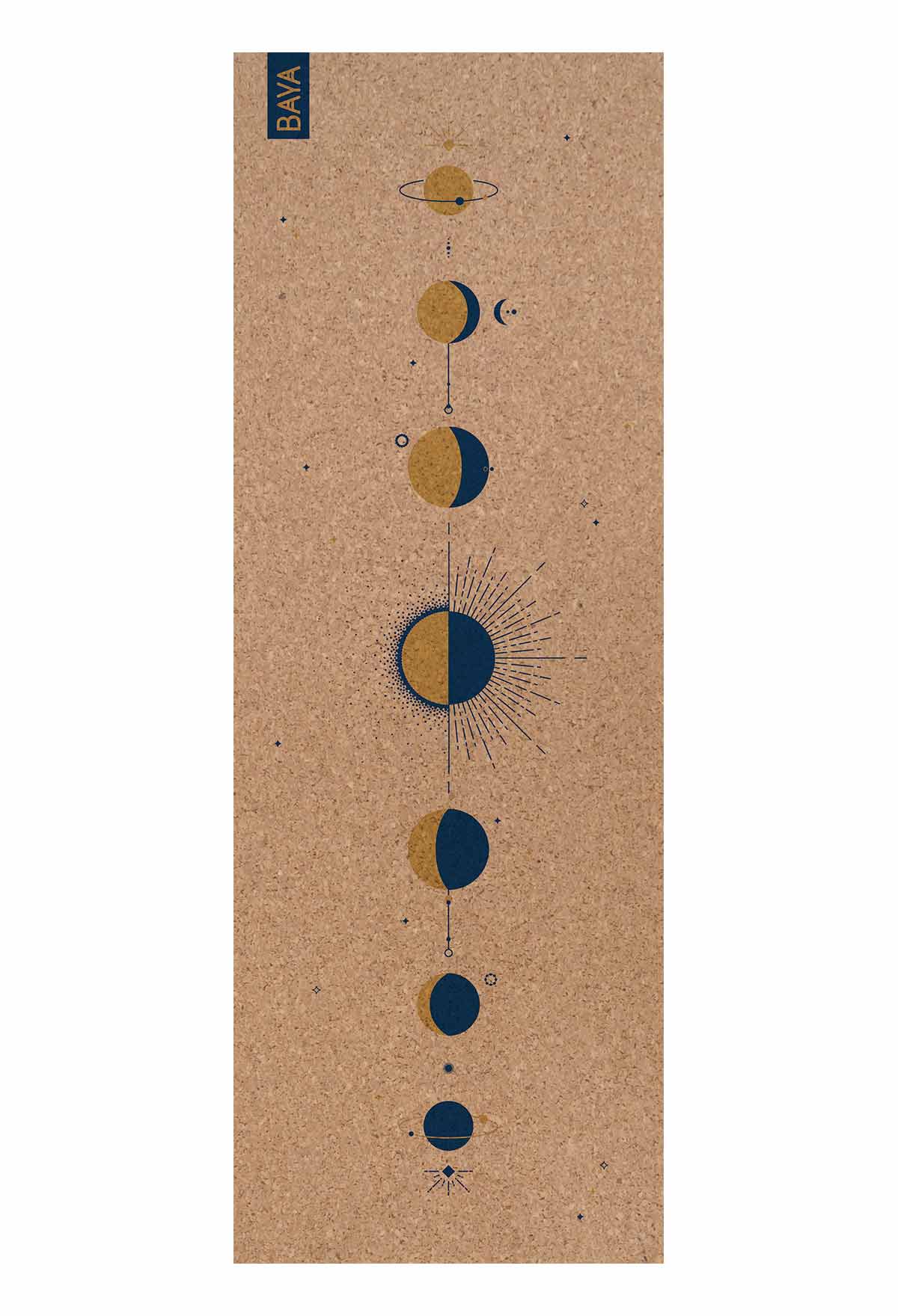 Tapis de yoga luna en liège