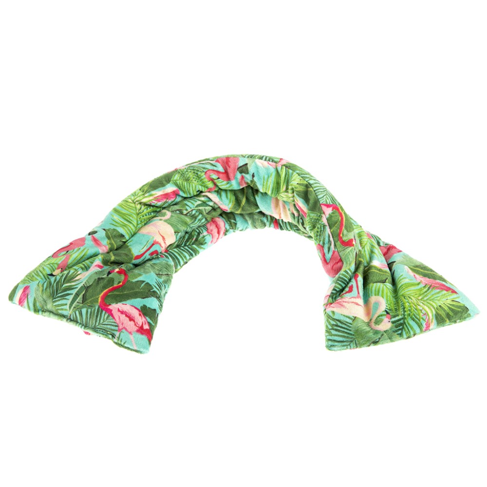 Bandeau bouillotte tropical vert