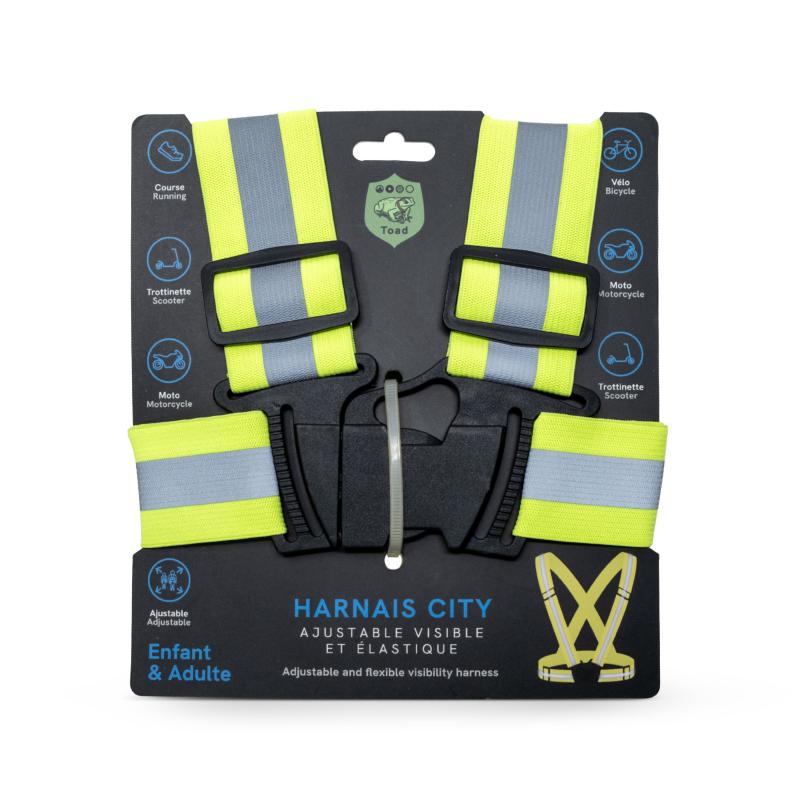 City harnais  fluo&nbsp;réfléchissant