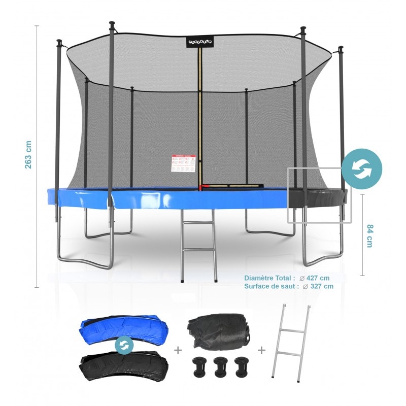 Trampoline classique ø427cm play4fun