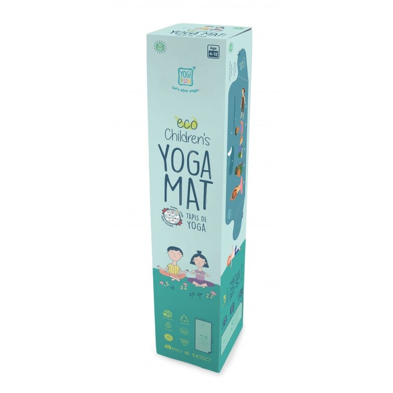 Tapis de yoga enfant vert