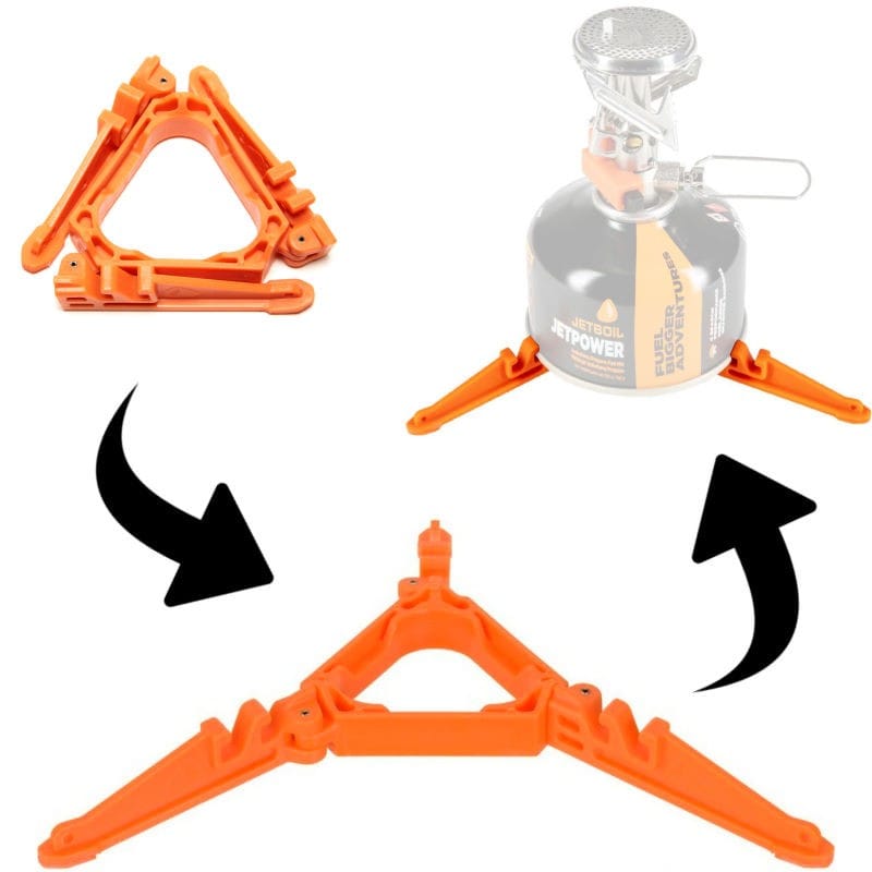 Support trépied pliable jetboil pour ca