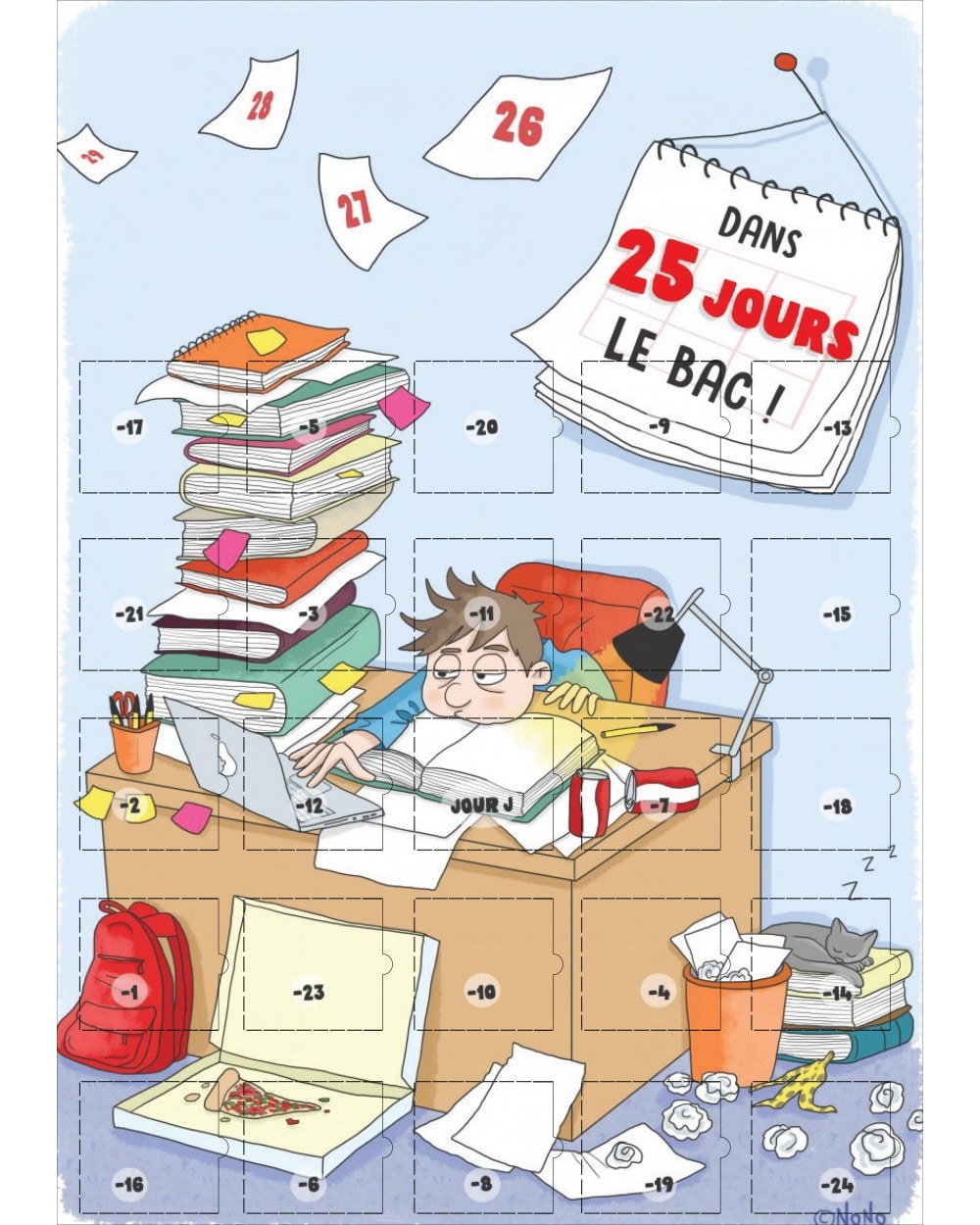 Calendrier avant le bac 25 conseils