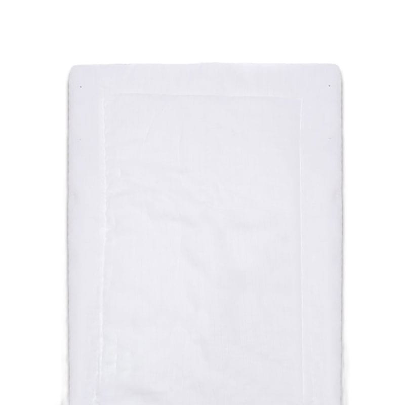 Edredon en coton bio blanc