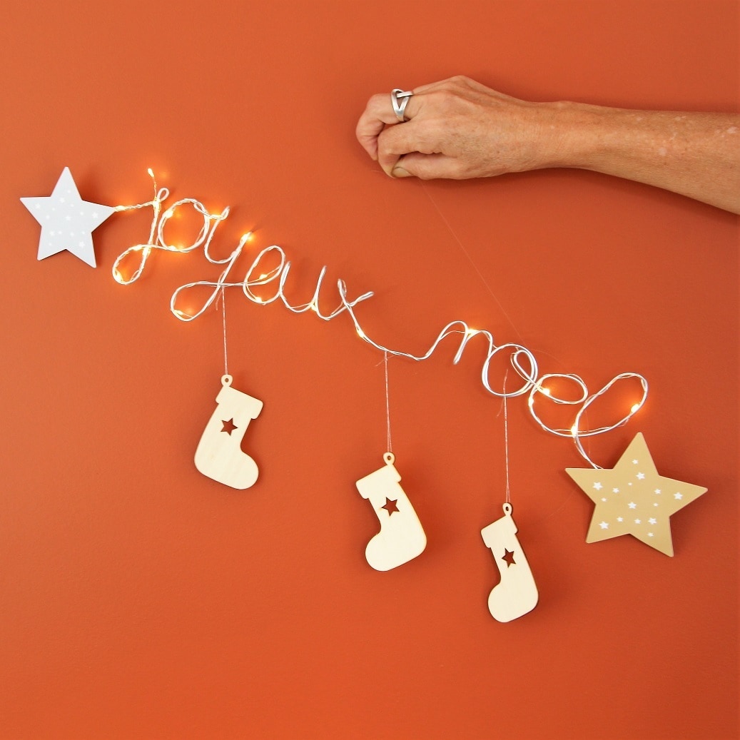 Kit diy décoration de noël lumineuse