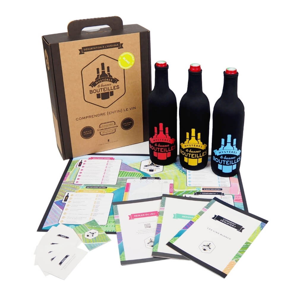 Coffret oenoludique vin blanc